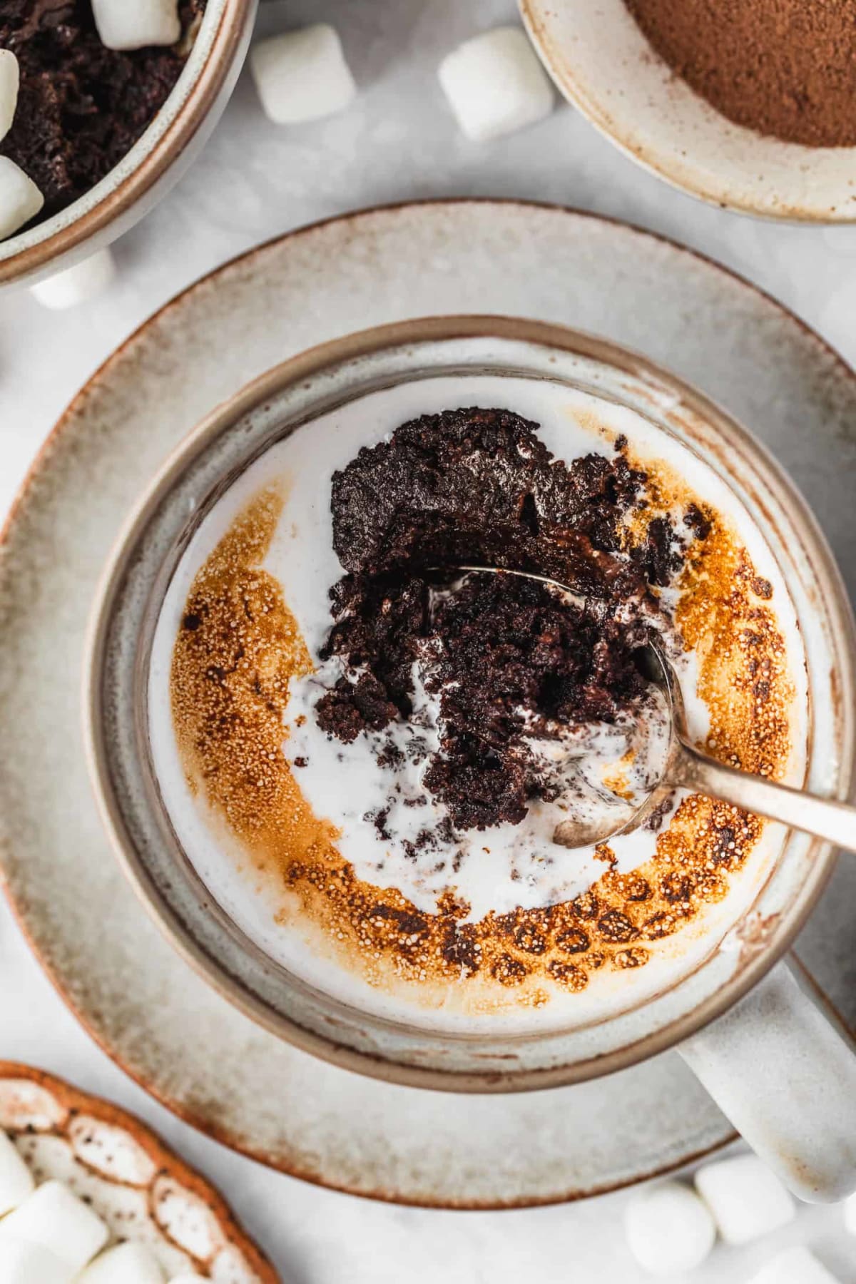 A Cozy Hot Chocolate Mug Cake