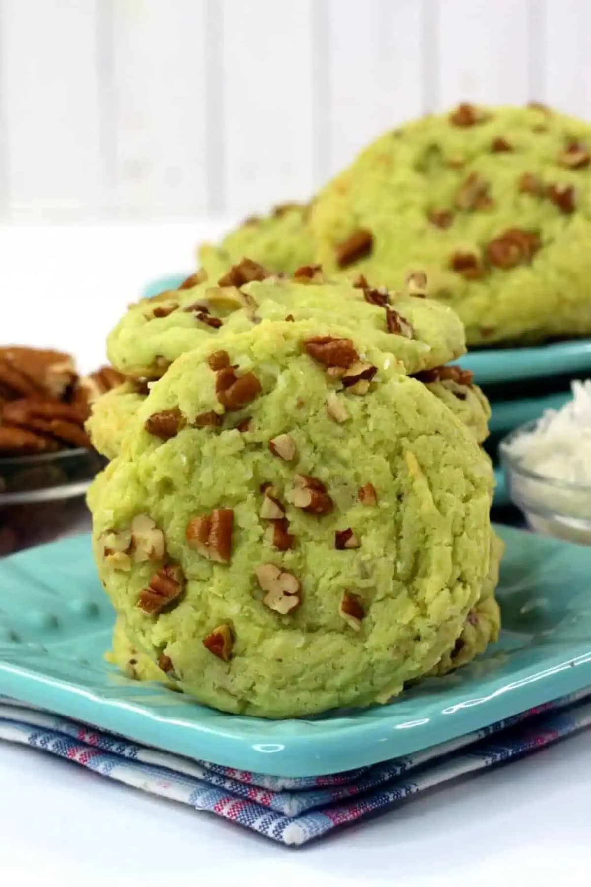 Watergate Pistachio Pudding Cookies