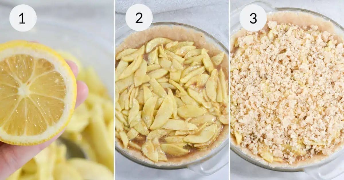 Easy Apple Pie with Crumb Topping