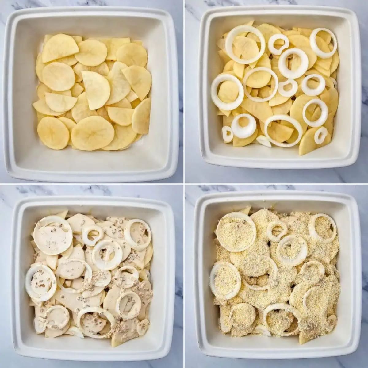 French Onion Potato Bake