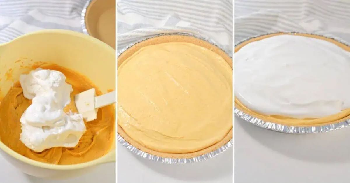 No Bake Pumpkin Cheesecake Pie