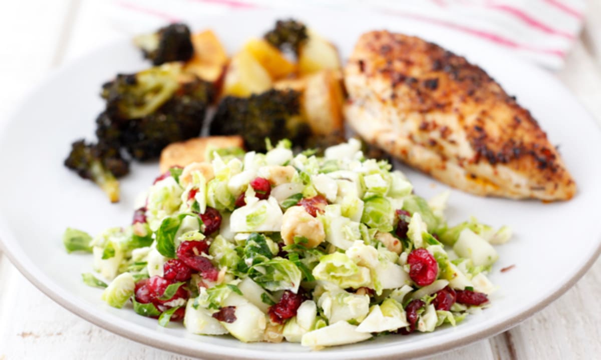 Chopped Brussels Sprouts Salad