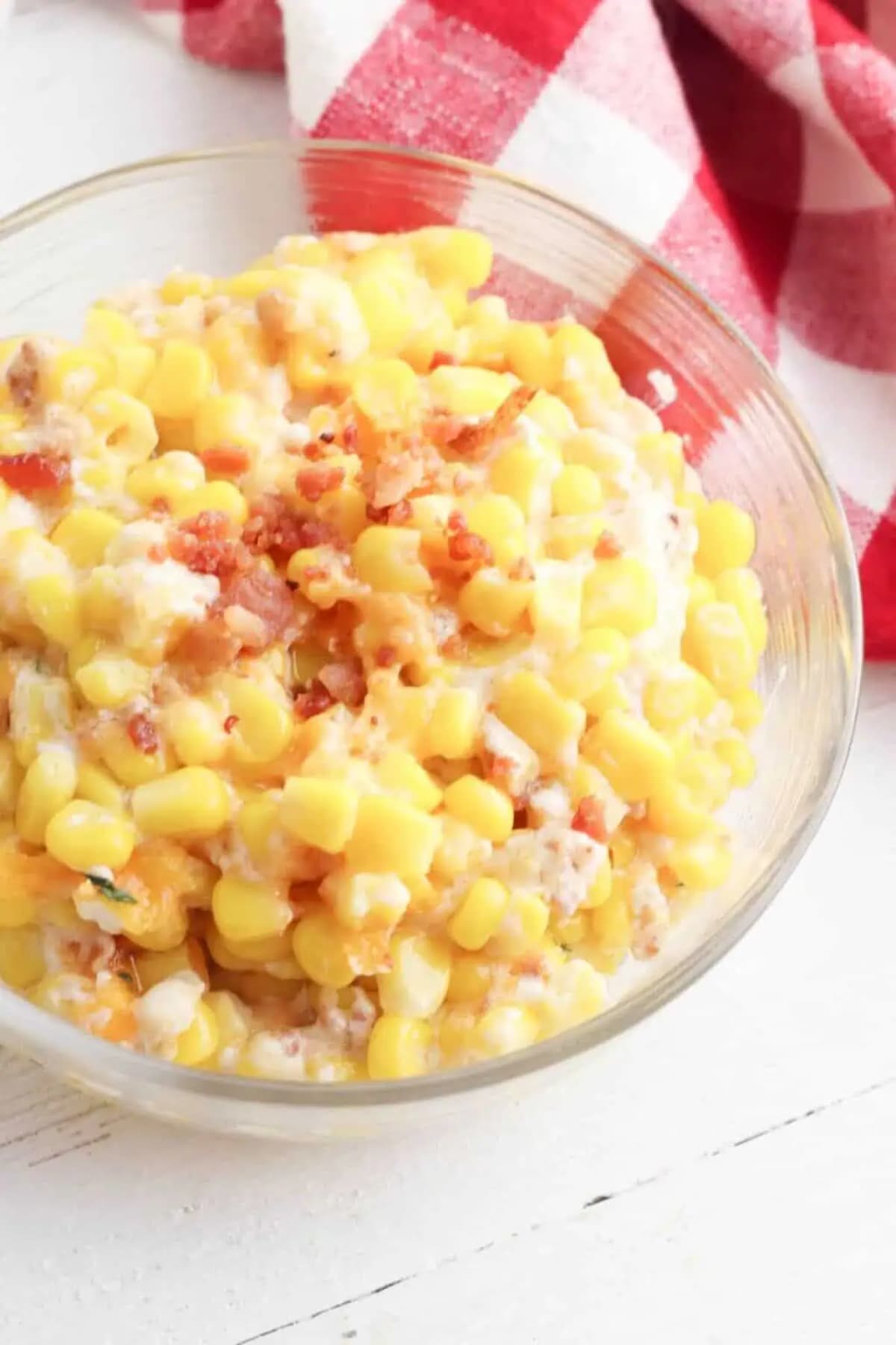 Bacon Corn Casserole with Cream Cheese