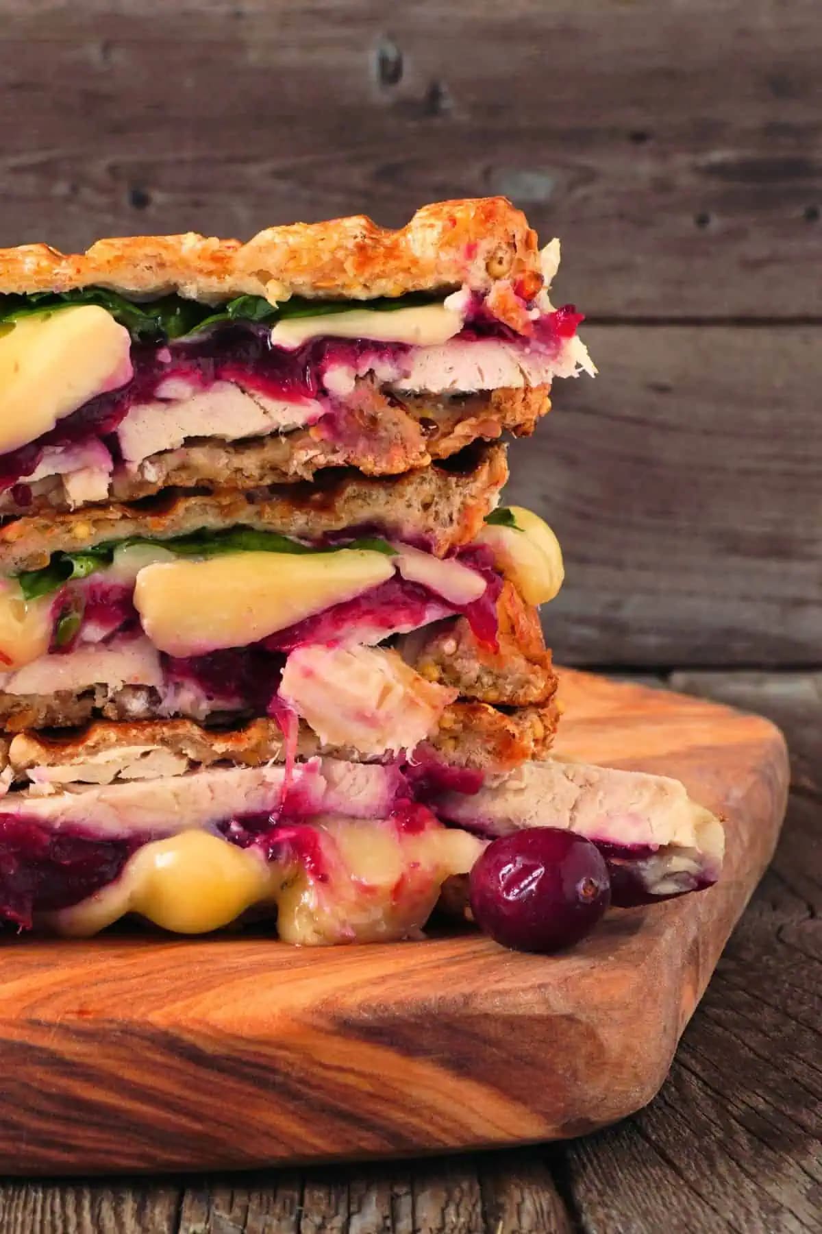 Leftover Turkey Panini (Thanksgiving Panini)