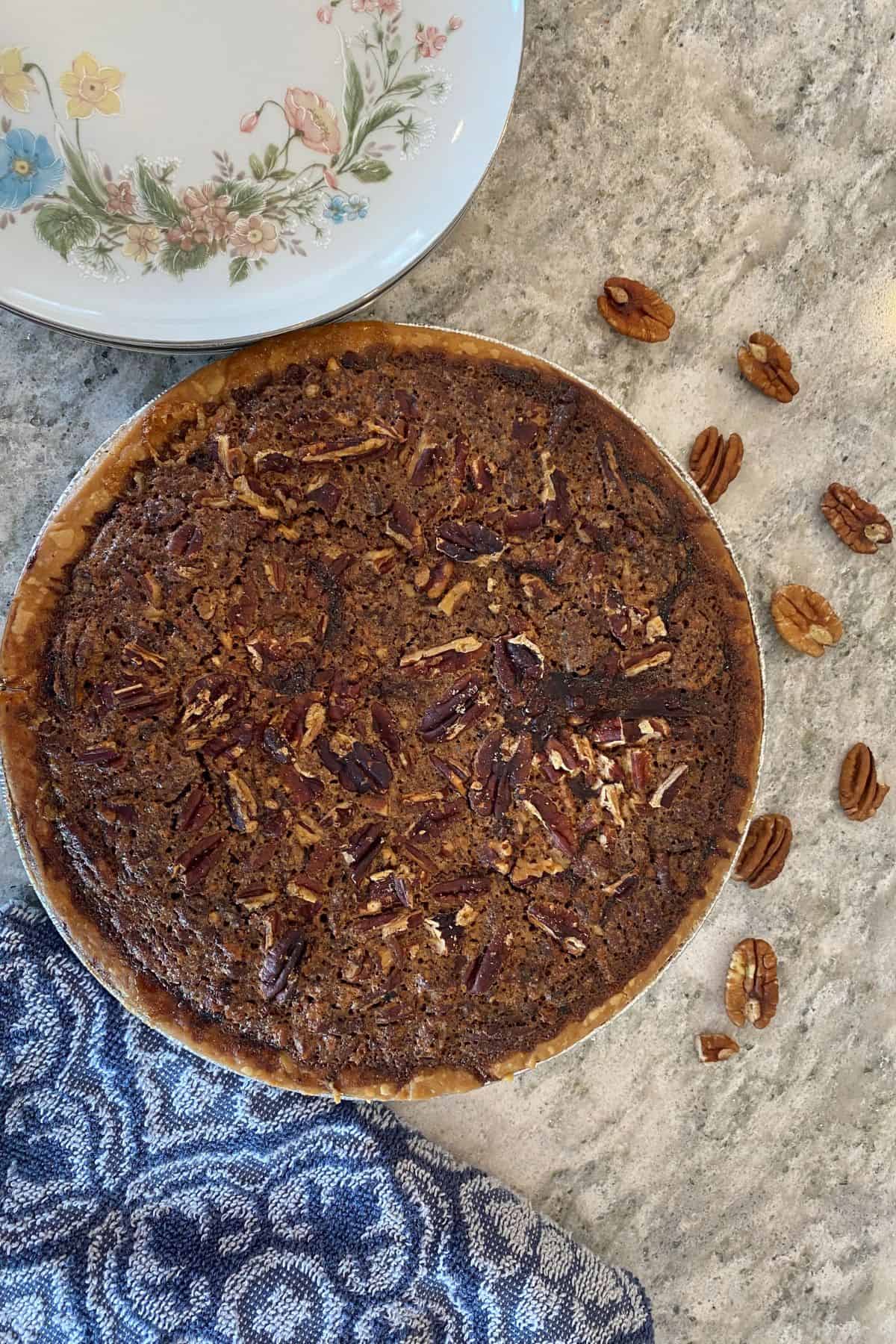 Maple Syrup Pecan Pie