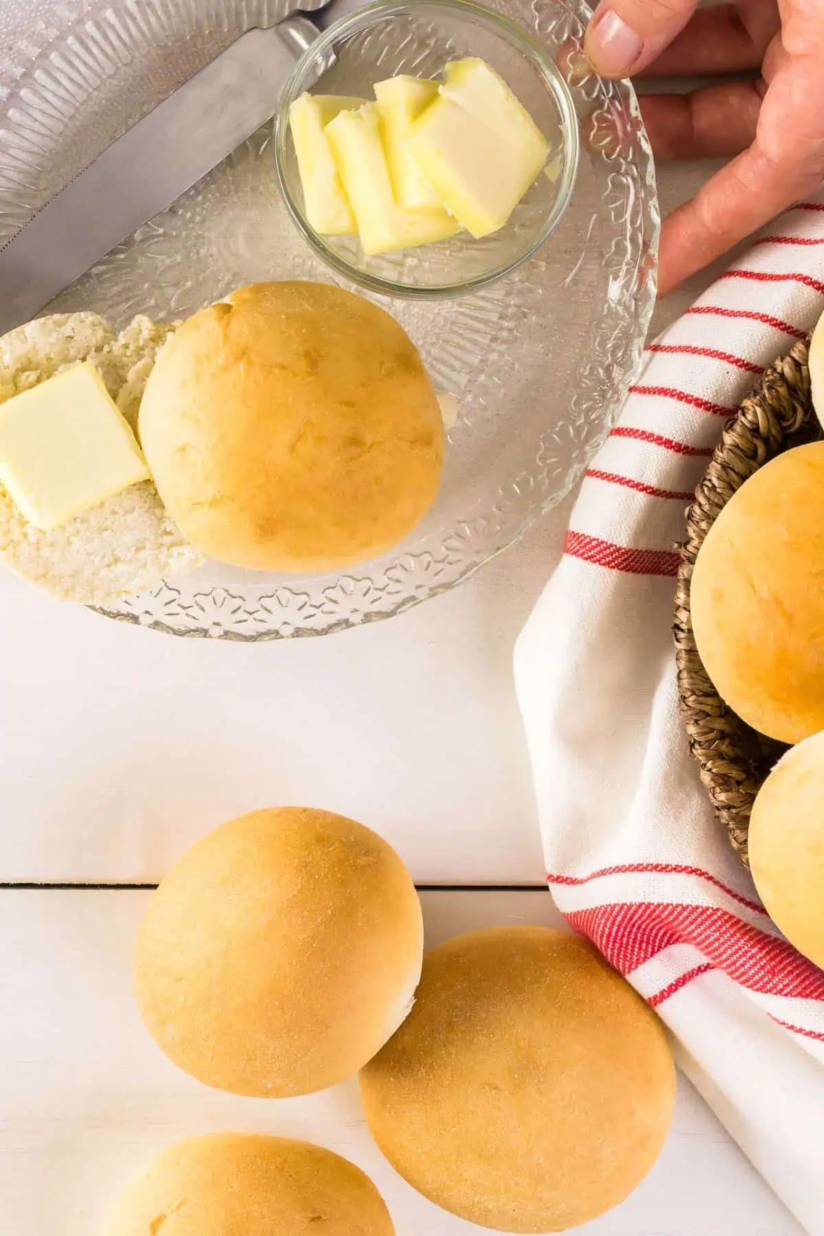 Easy No Knead Rolls