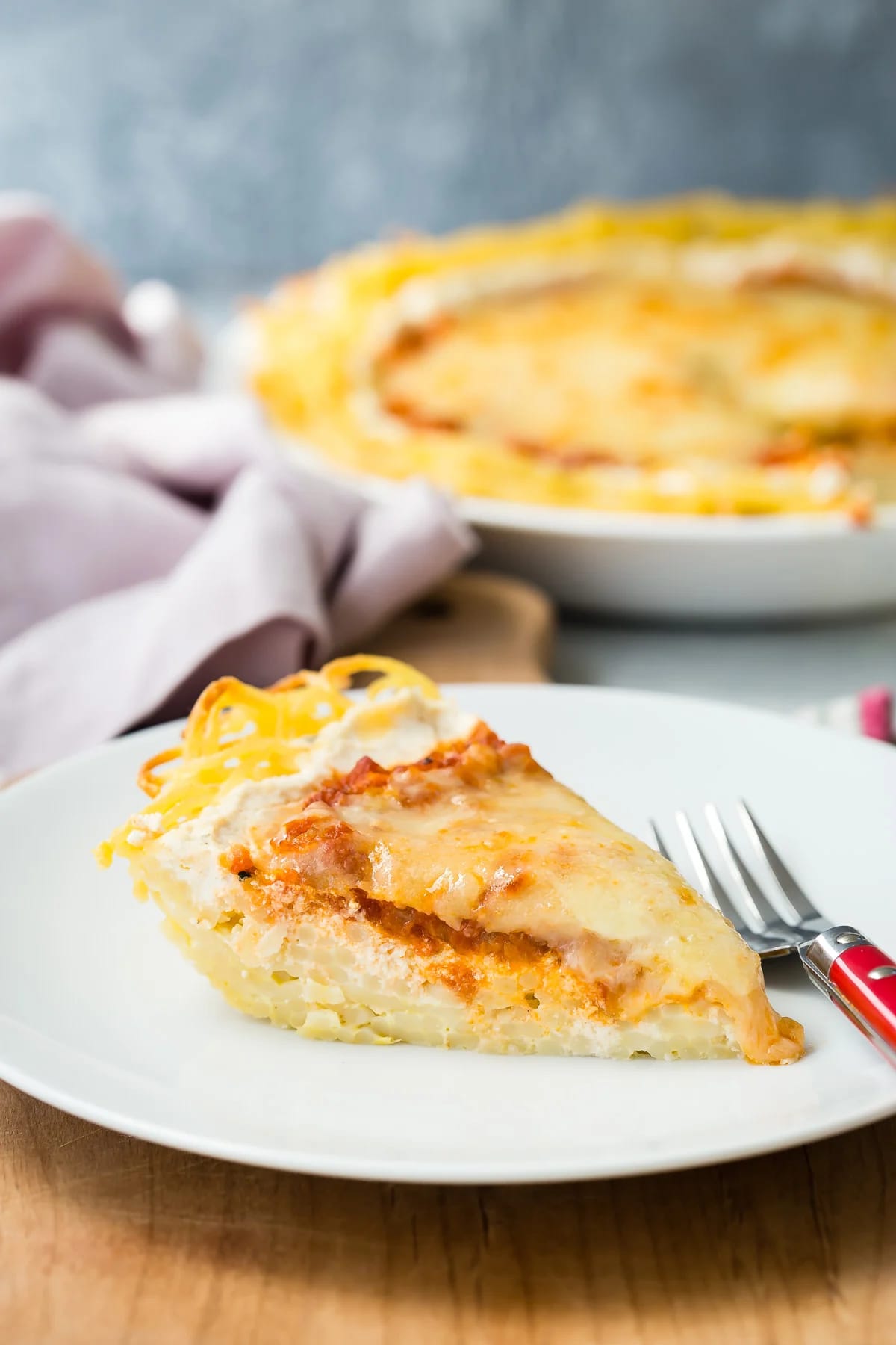 Vegetarian Spaghetti Pie