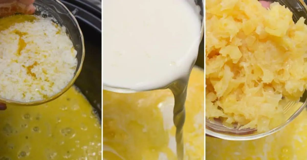 Slow Cooker Pineapple Casserole