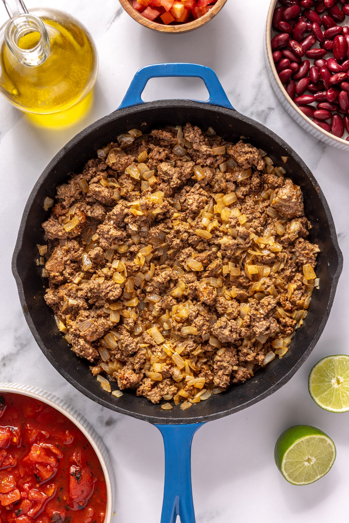 Easy Skillet Beef Chili