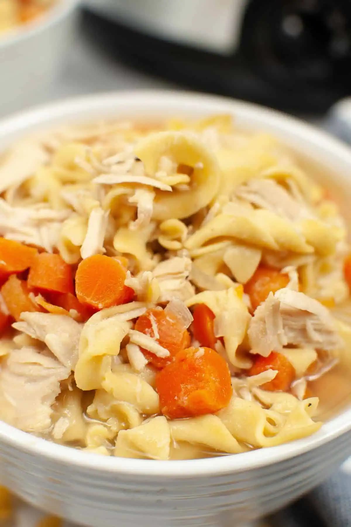 Slow Cooker Turkey Noodle Soup