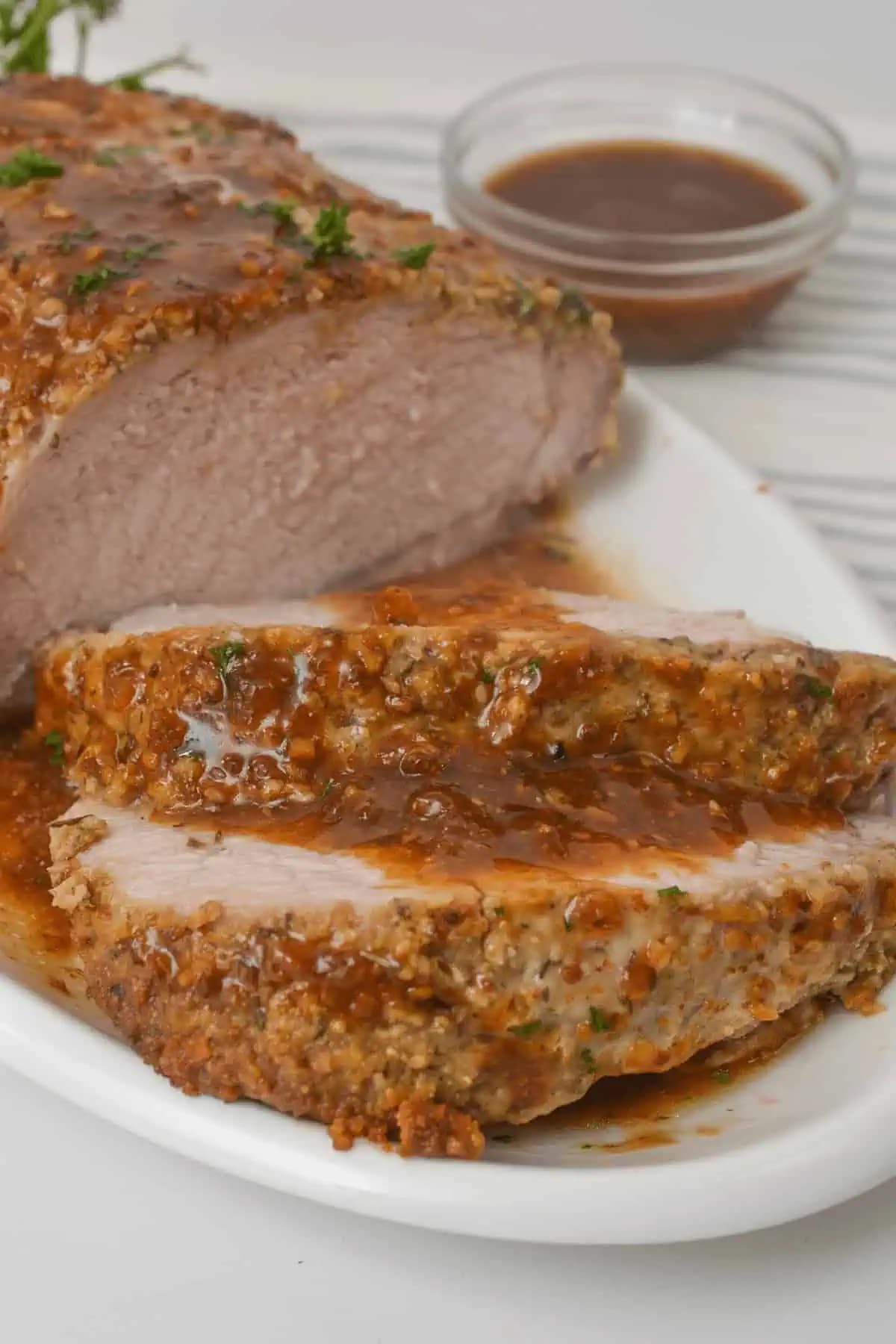 Crock Pot Pork Tenderloin with Parmesan Sauce