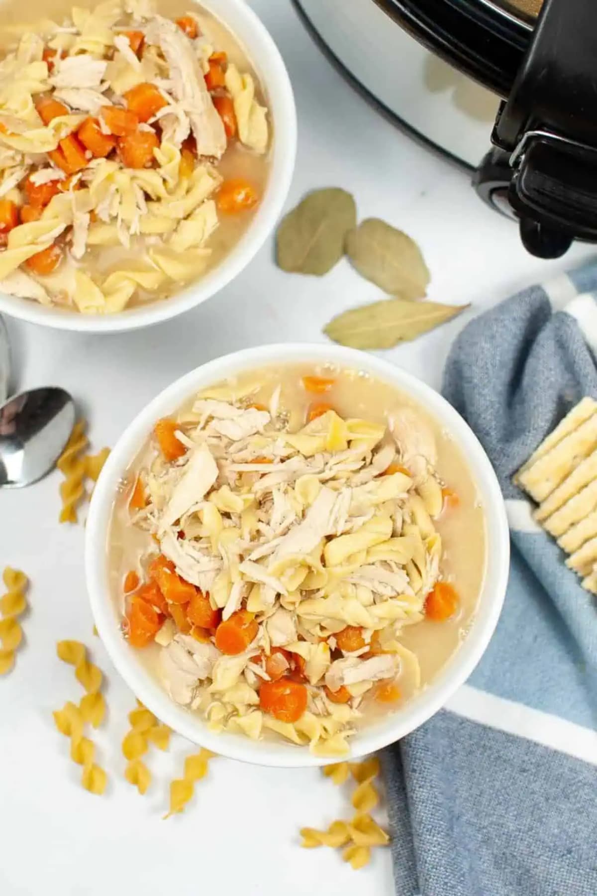 Slow Cooker Turkey Noodle Soup