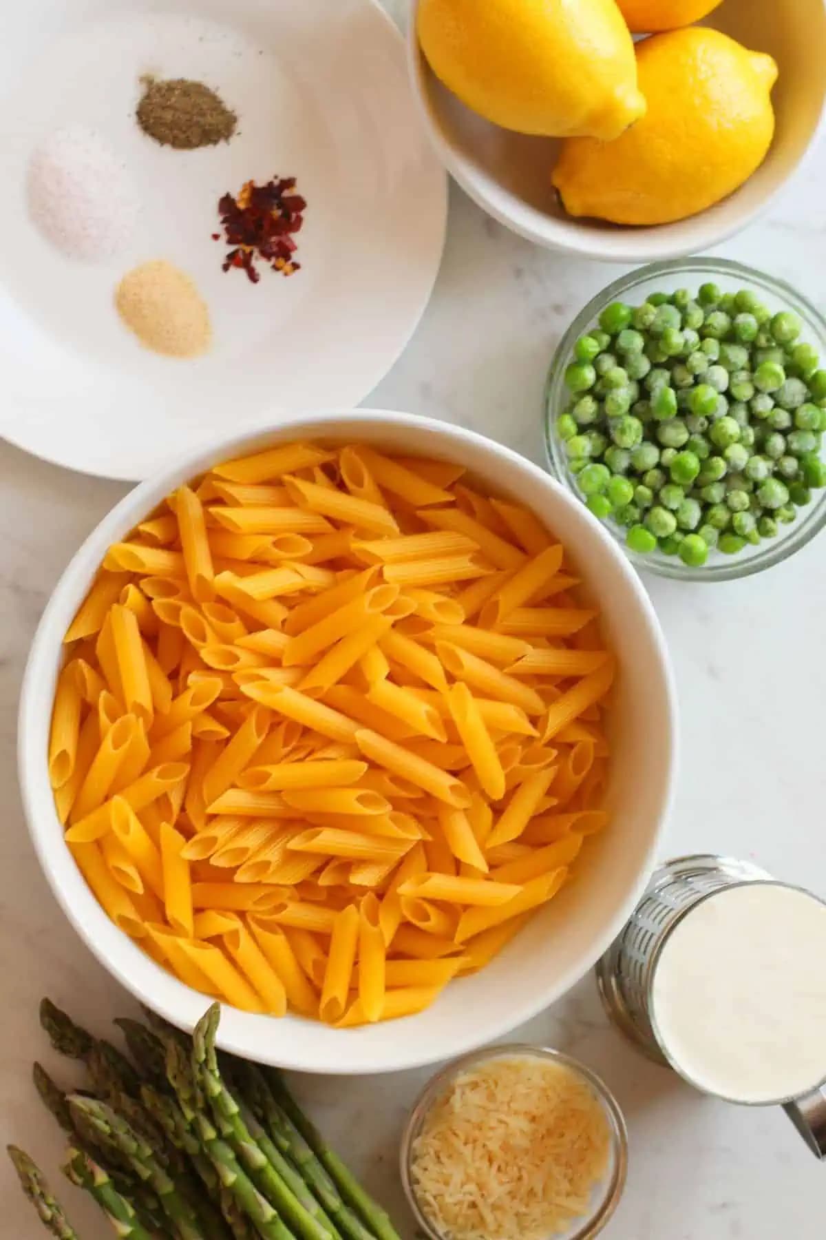 Lemon Asparagus Pasta