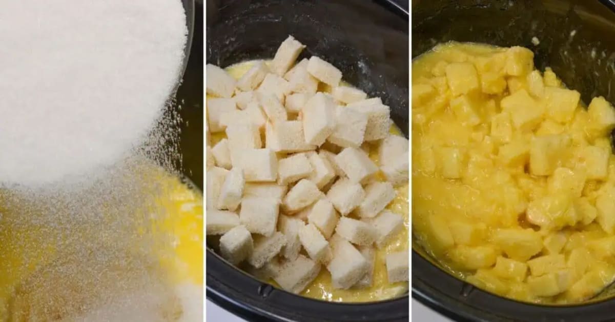 Slow Cooker Pineapple Casserole