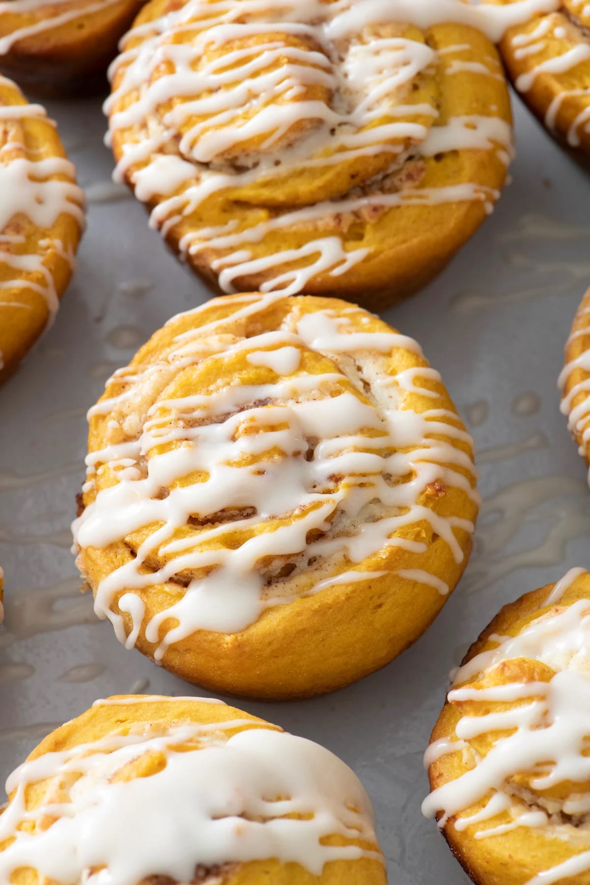 Quick Pumpkin Cinnamon Rolls