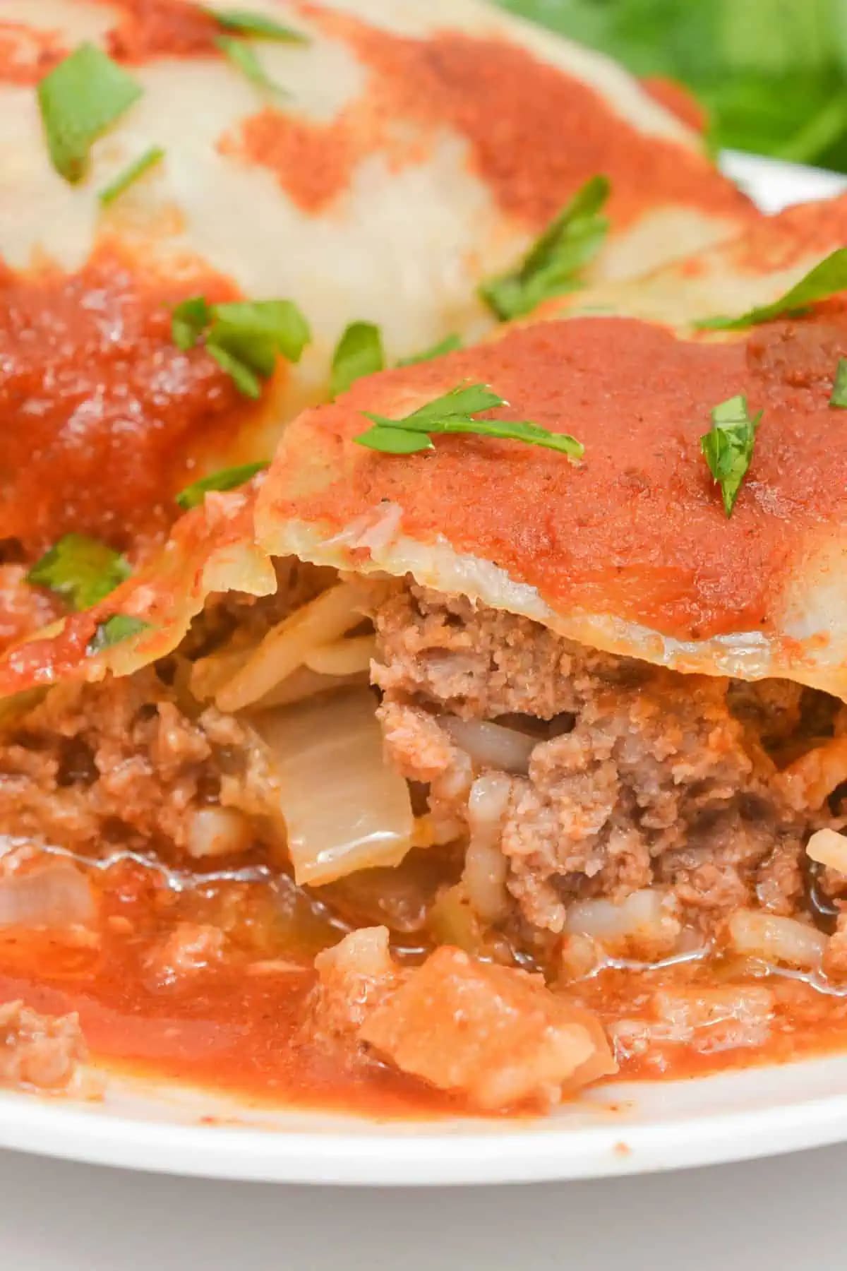 Easy Stuffed Cabbage Rolls