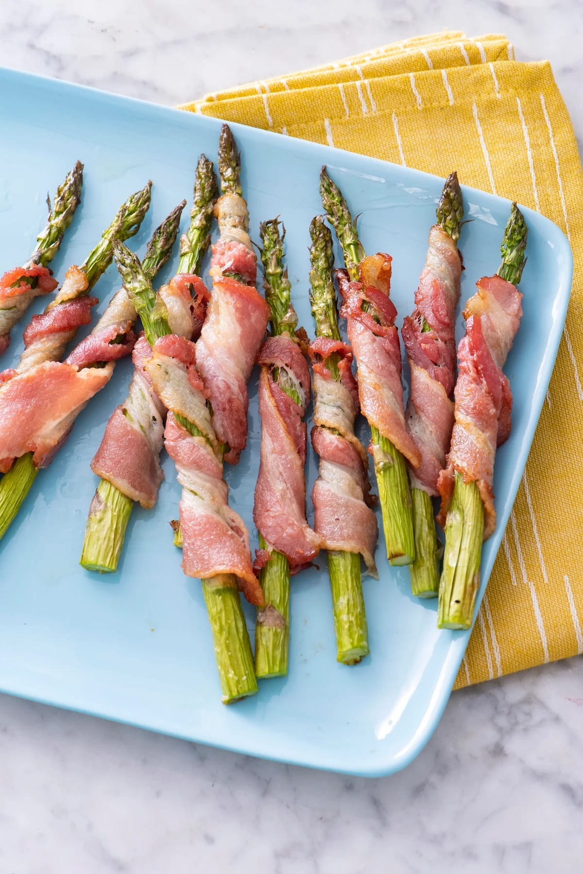 Air Fryer Bacon Wrapped Asparagus