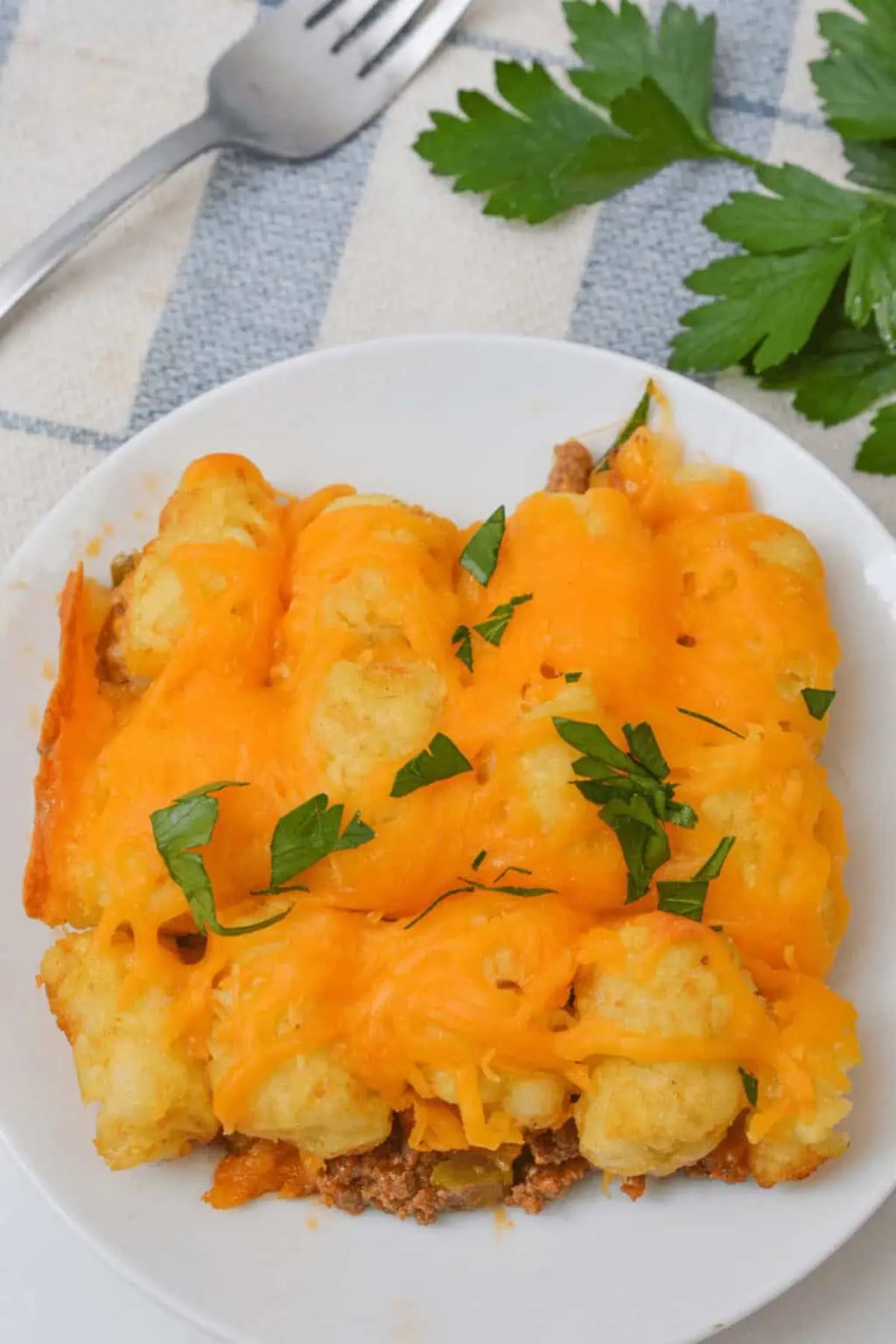 Sloppy Joe Tater Tot Casserole