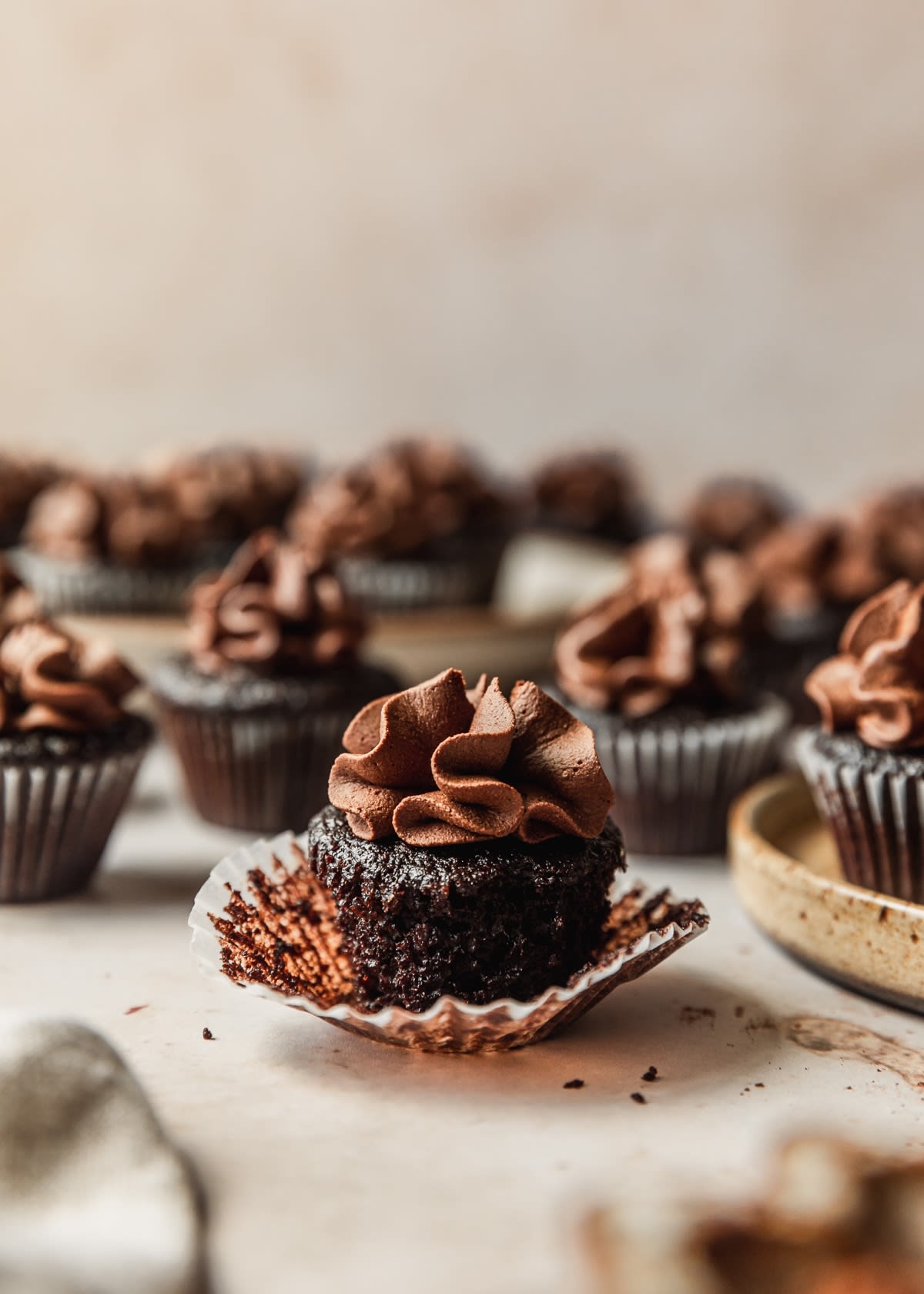 Chocolate Lover’s Mini Chocolate Cupcakes