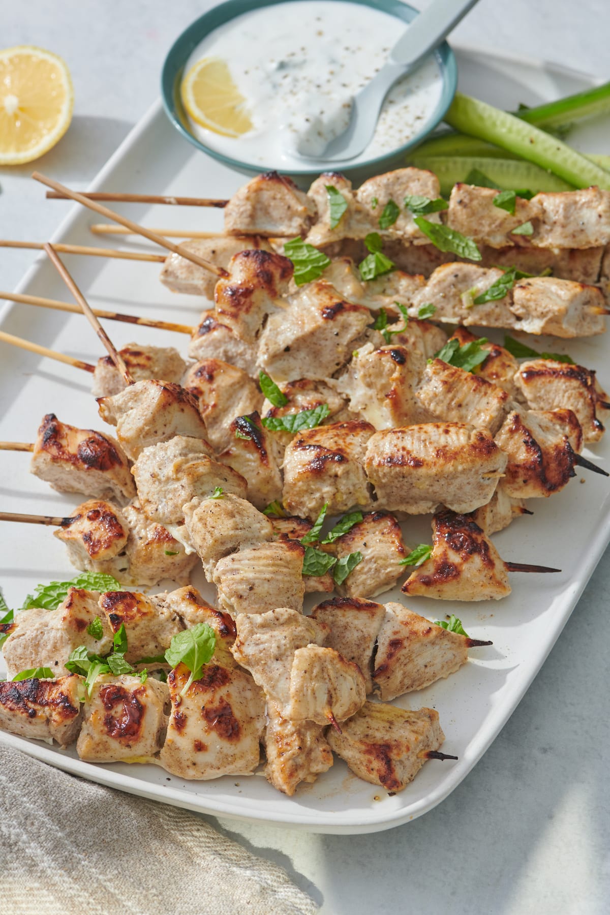 Chicken Tikka with Cucumber Mint Raita