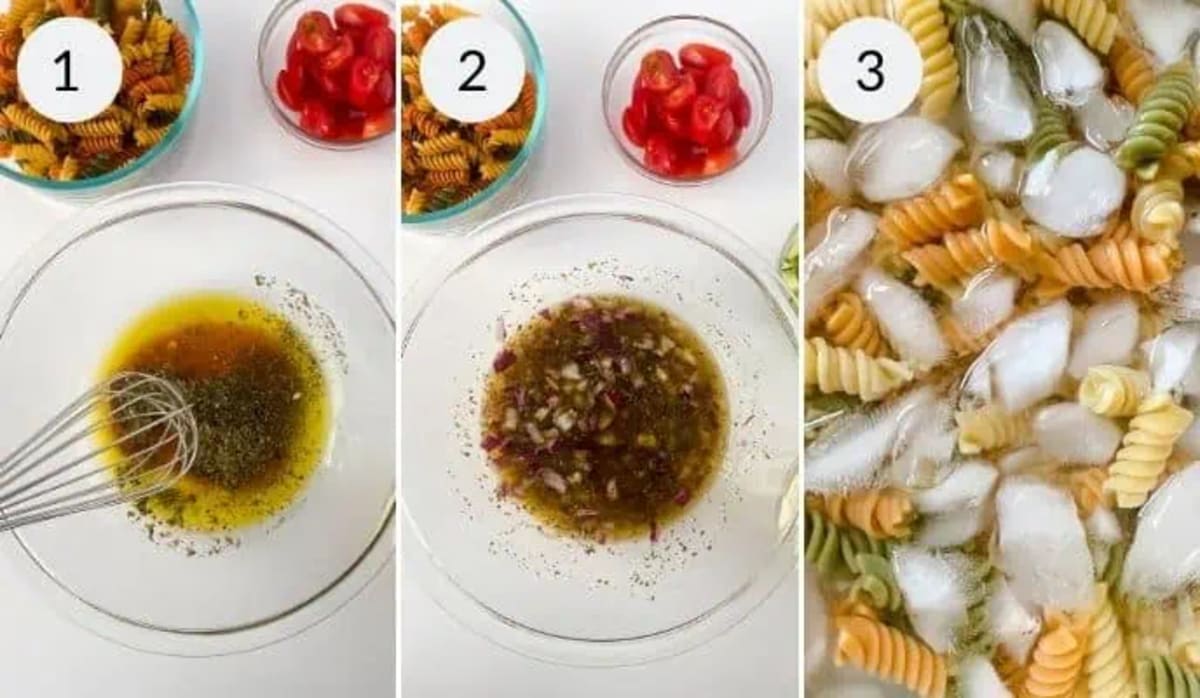 Tri Color Rotini Pasta Salad