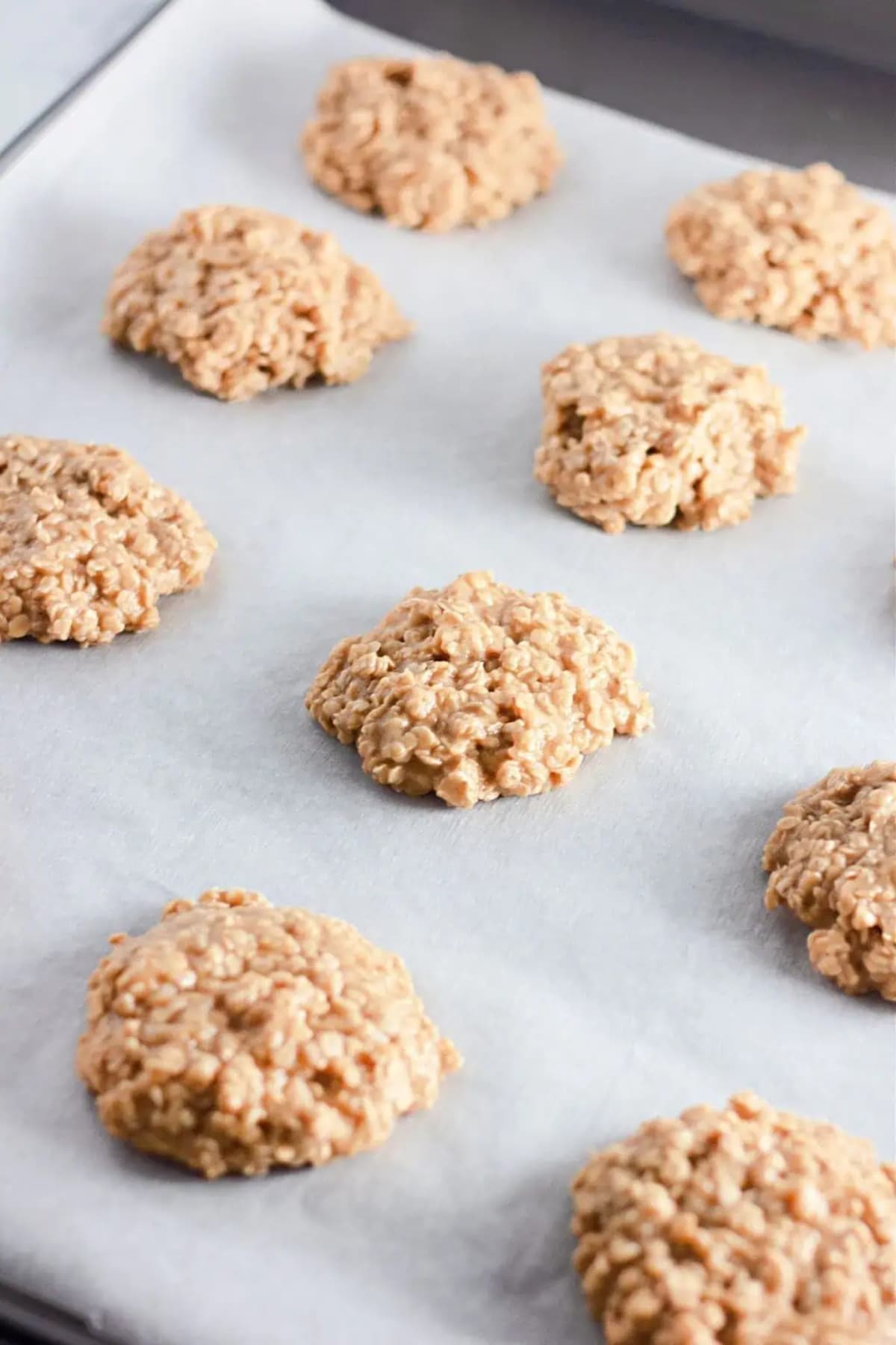 No Bake Peanut Butter Oatmeal Cookies
