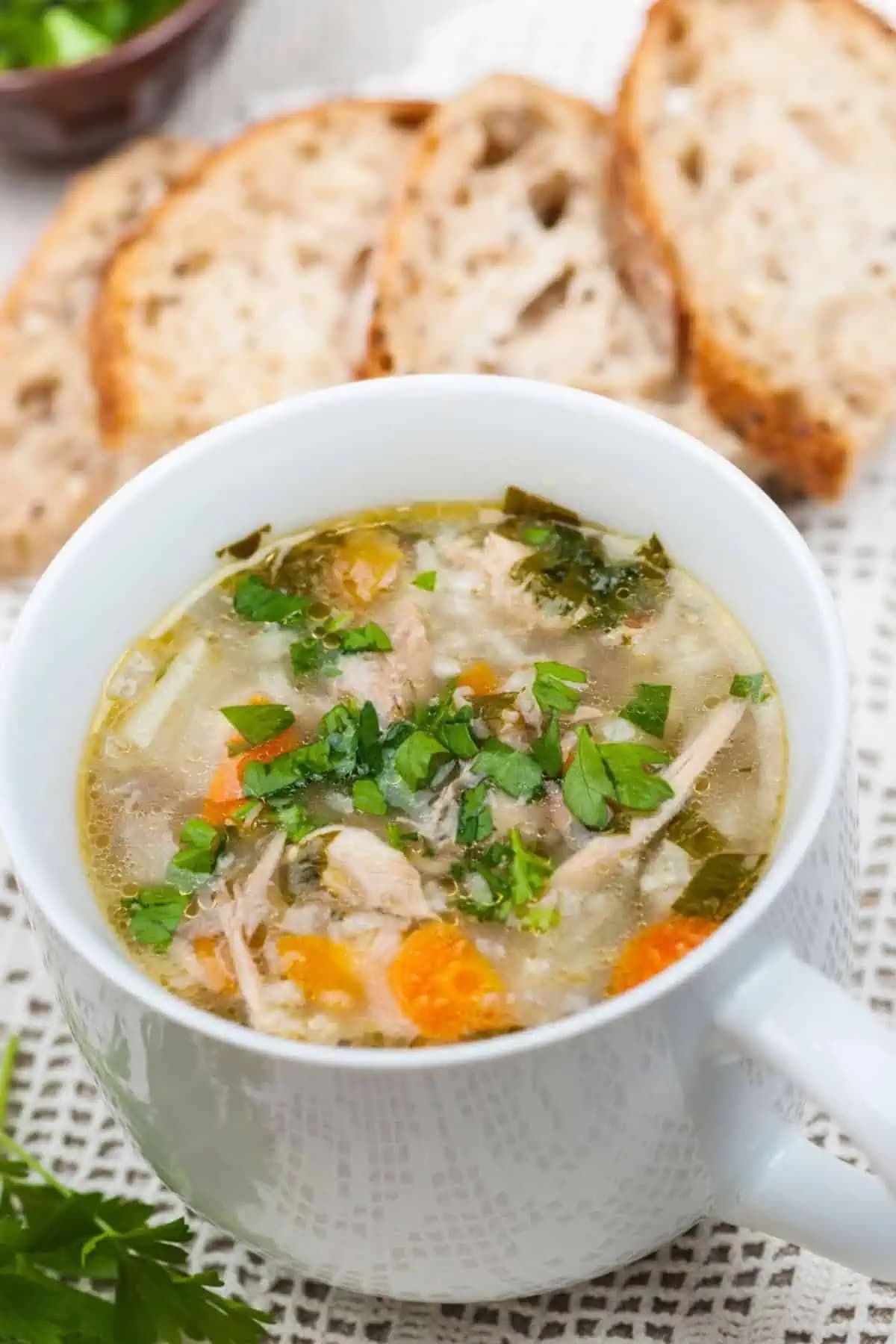 Easy Turkey Rice Soup