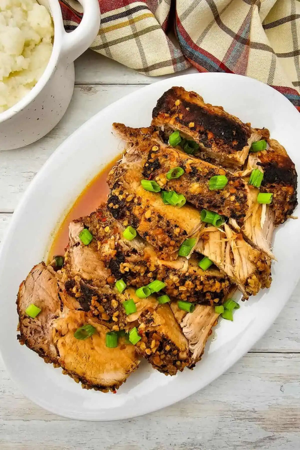 Honey Garlic Crock Pot Pork Roast