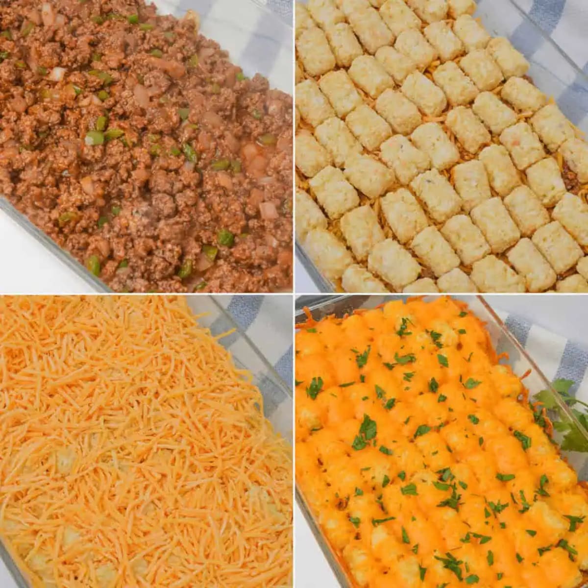 Sloppy Joe Tater Tot Casserole