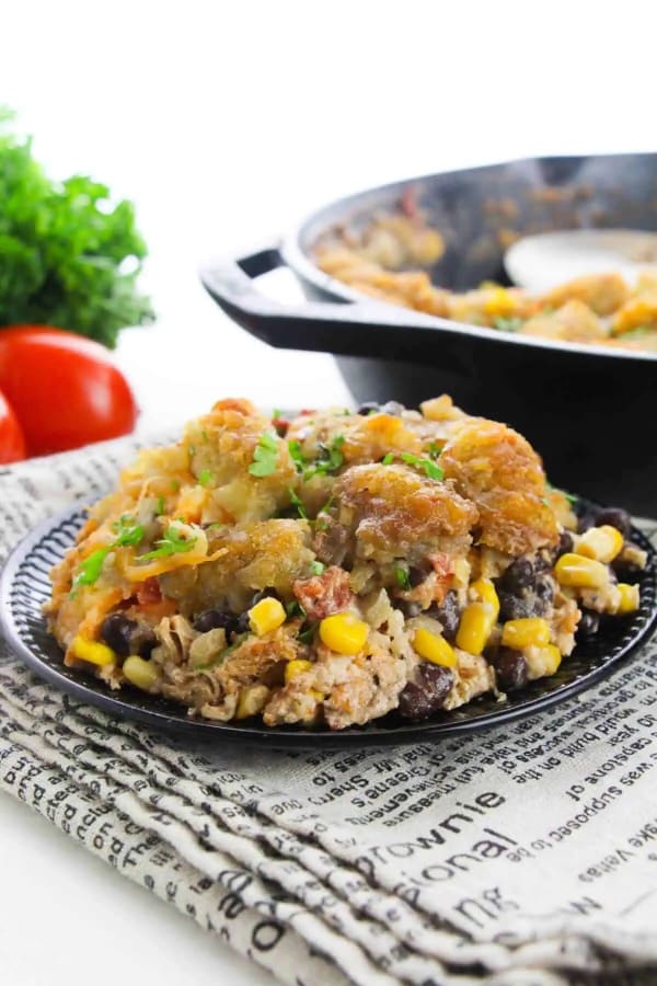 Mexican Chicken Tater Tot Casserole cover