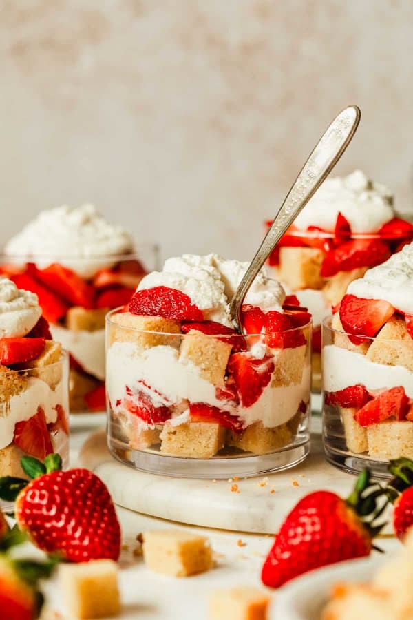 Strawberry Shortcake Cups with Lemony Pound Cake cover