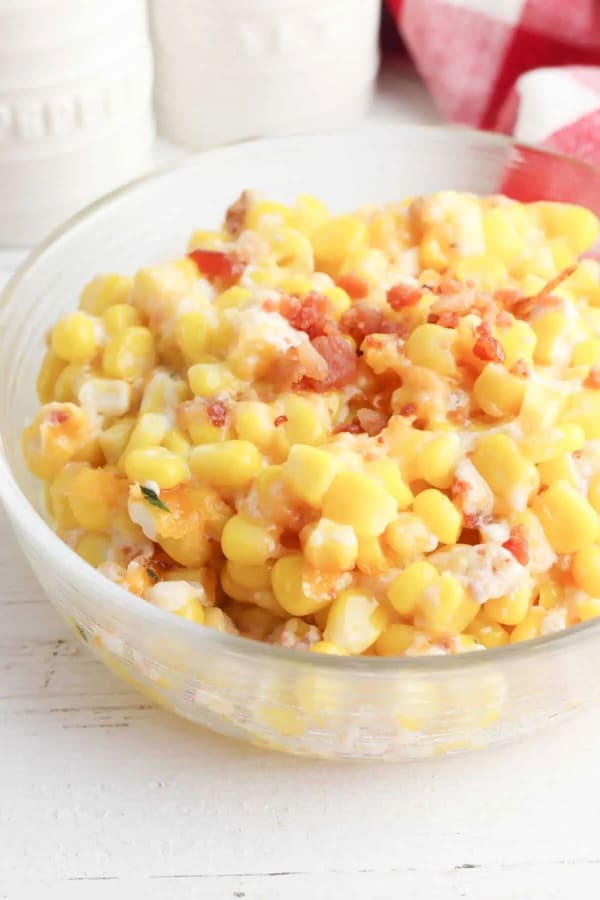 Bacon Corn Casserole with Cream Cheese cover