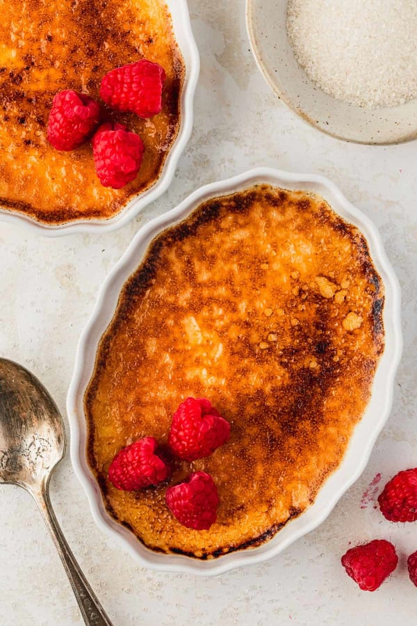 Easy Vanilla Crème Brûlée for Two cover