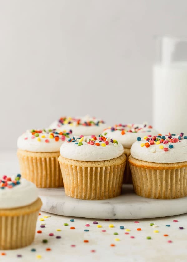 Easy Small Batch Vanilla Cupcakes cover