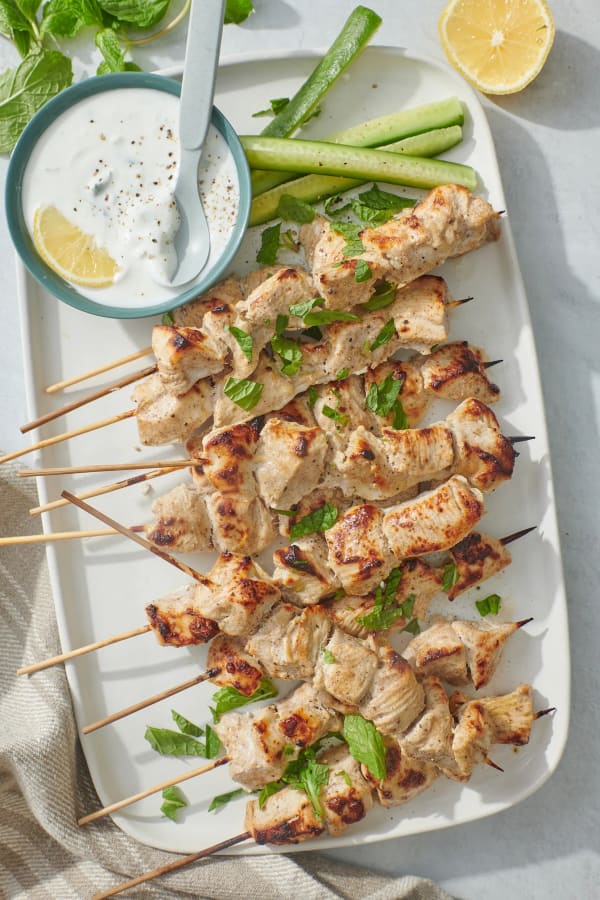 Chicken Tikka with Cucumber Mint Raita cover