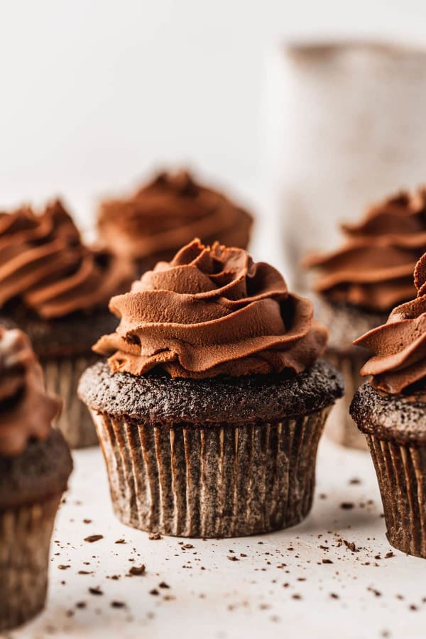 Small Batch Chocolate Cupcakes with Oil cover