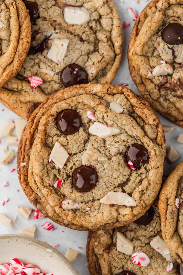 Small Batch Peppermint Chocolate Chip Cookies cover