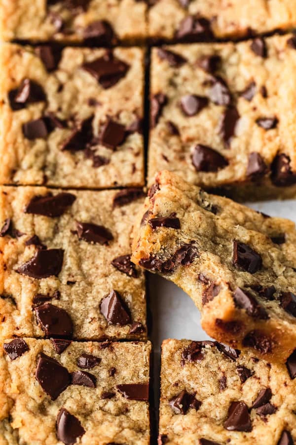 Chewy Small Batch Chocolate Chip Cookie Bars cover