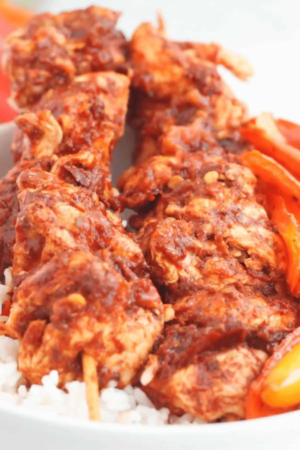 Chipotle Oven Chicken Kabobs cover