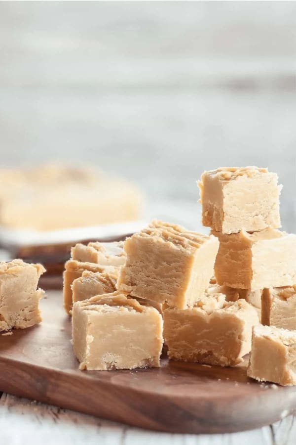 Penuche Fudge (Easy Peanut Butter Fudge) cover