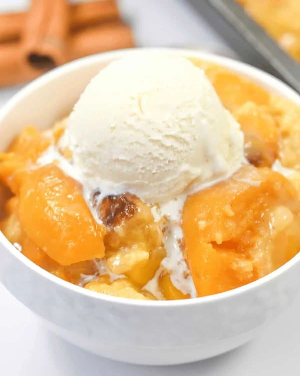 Peach Cobbler with Cake Mix cover