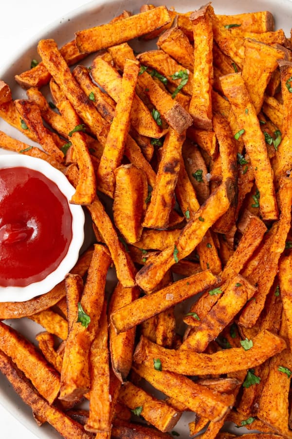 Crispy Baked Sweet Potato Fries cover
