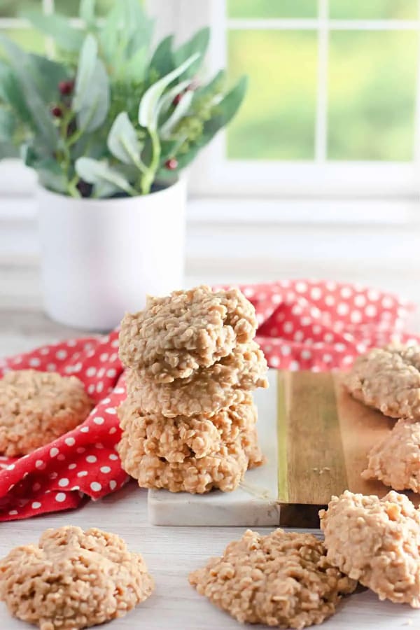No Bake Peanut Butter Oatmeal Cookies cover