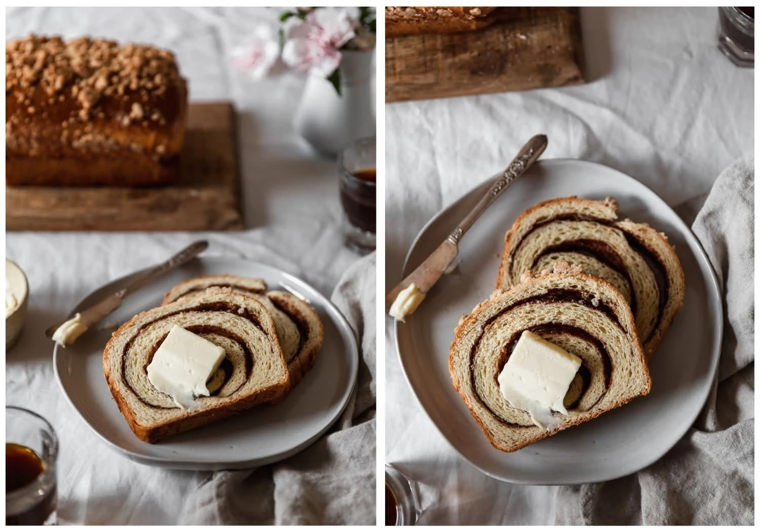 Cinnamon Swirl Bread With Streusel