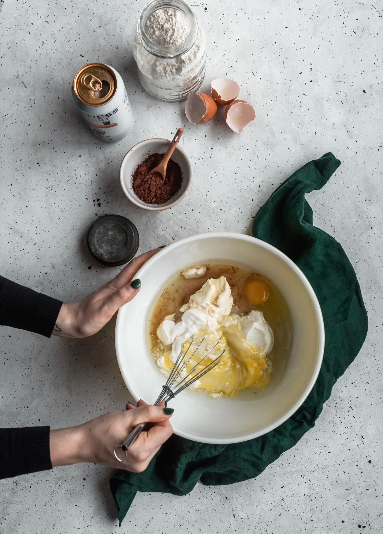 Chocolate Stout Cake + Irish Cream Cheese Frosting