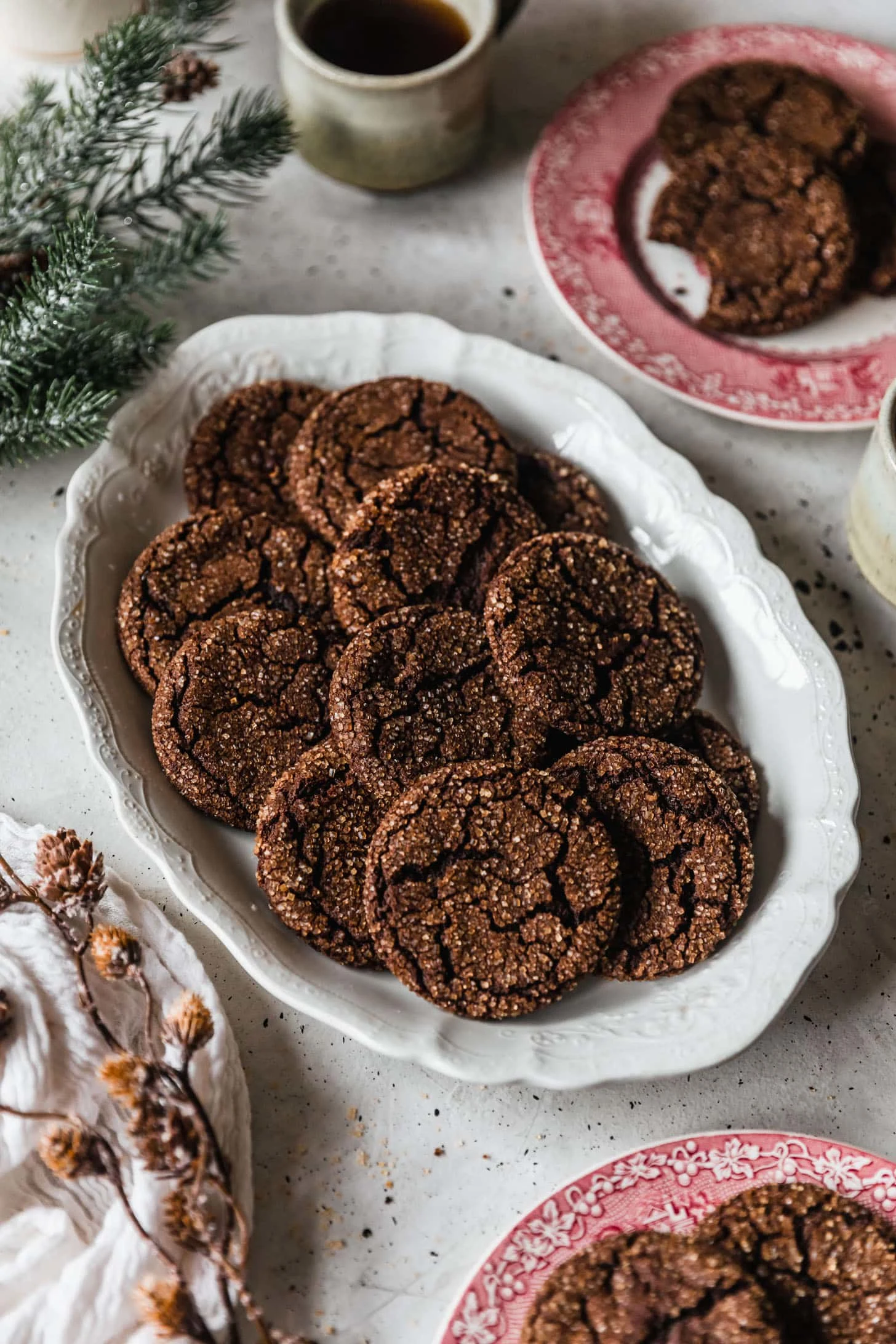 The Best Chewy Chocolate Gingerbread Cookies