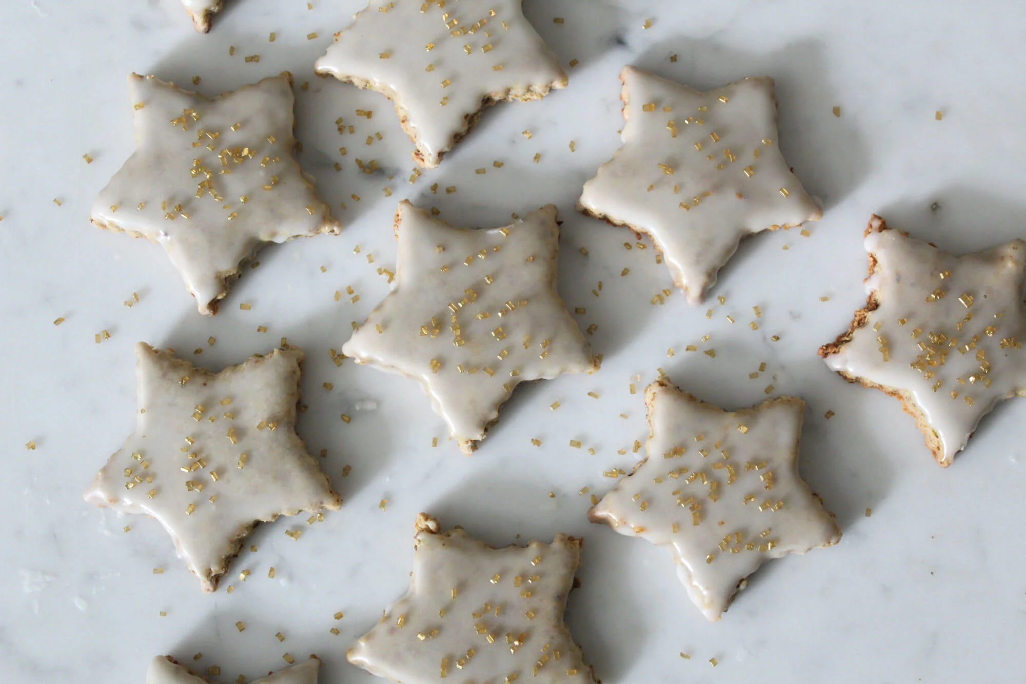 Pistachio Zimtsterne (Cinnamon Stars)