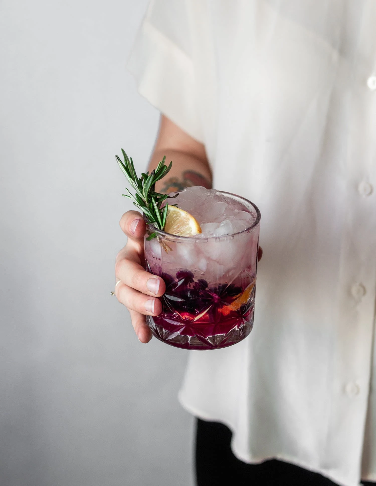 Blueberry Lemon Vodka Spritz