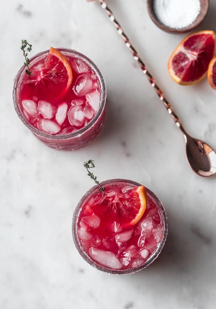 Blood Orange Margaritas