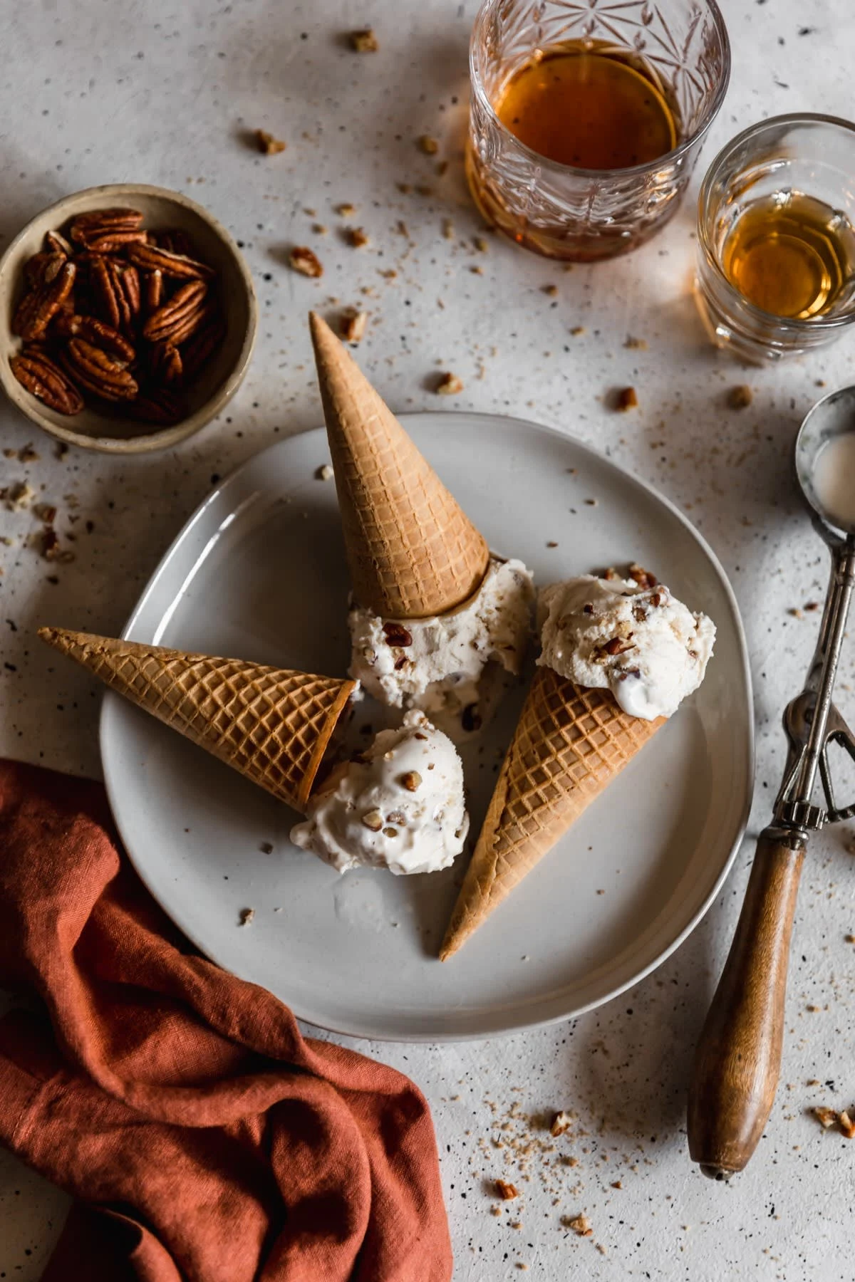 Bourbon Butter Pecan Ice Cream